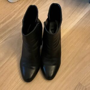 Nine West Sleek Black Ankle Booties